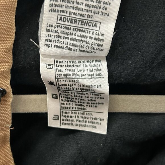 Carhartt J130 BRN Size XL TALL Quilt Lined Active Jacket Men's Brown Canvas Work - Picture 7 of 14